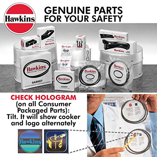 Hawkins Pressure Regulator for Classic Aluminum and Stainless Steel Pressure Cookers, Medium, Silver | Reliable Pressure Control for Safe Cooking