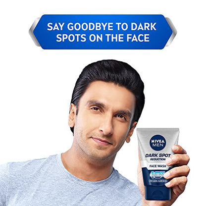 NIVEA Men Dark Spot Reduction Face Wash (50g) - Cleanses & Reduces Dark Spots for Clearer Skin